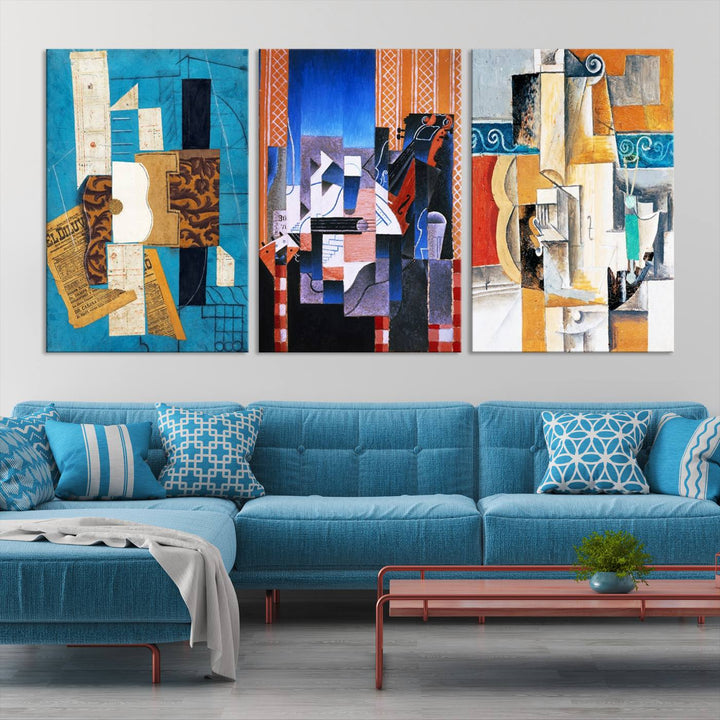 Relaxing Contemporary Abstract Art Canvas Wall Art Print Art