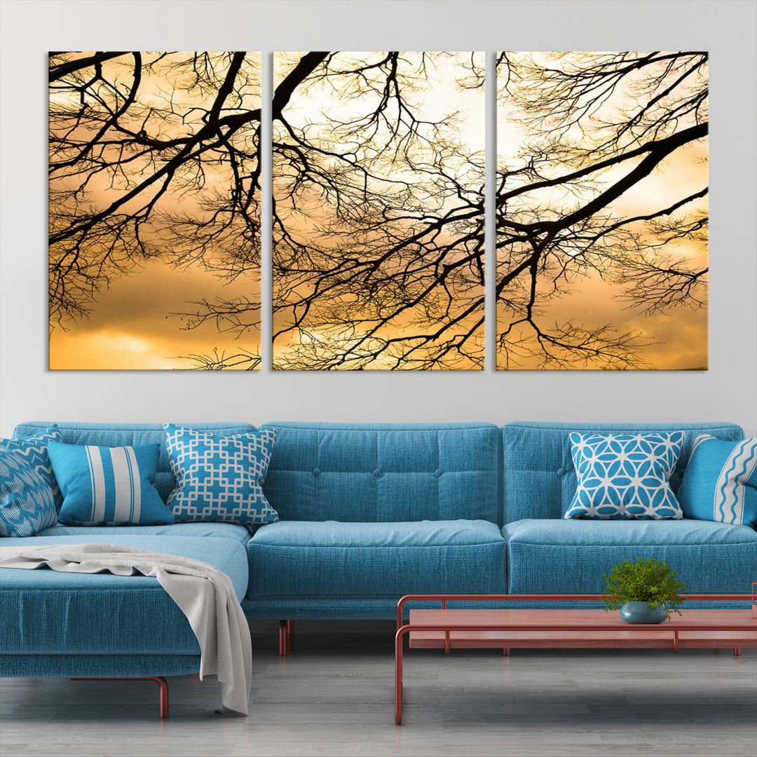 Tree Branch Wall Art Canvas Print