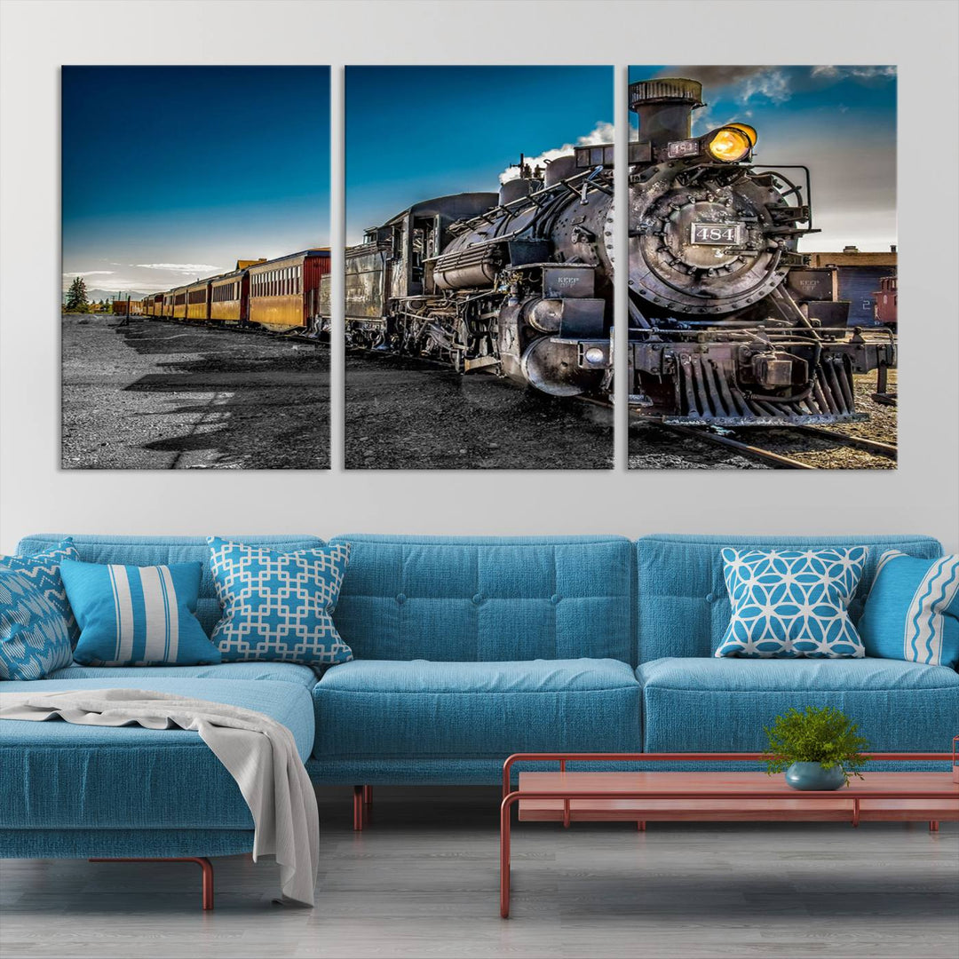 Train Wall Art Canvas Print