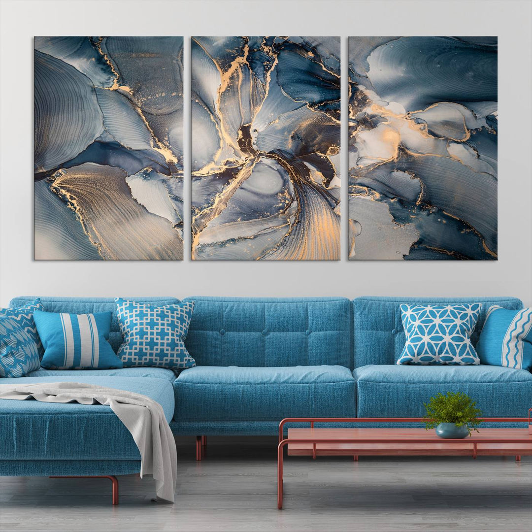 Abstract Wall Art Canvas Print for Modern Home Decor