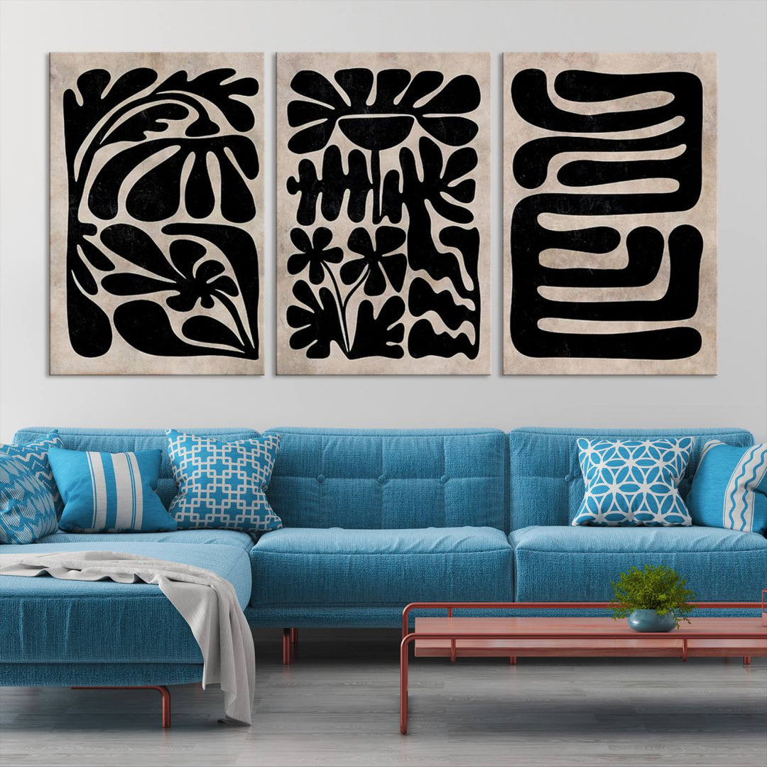 Canvas Print Wall Art Abstract Illustrs Art Boho