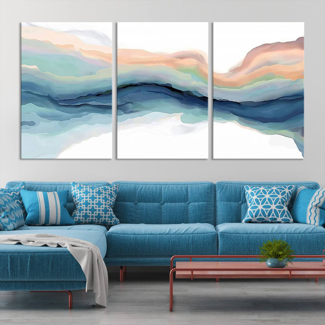 Canvas Print Wall Art Set Abstract Illustrs Art Wall