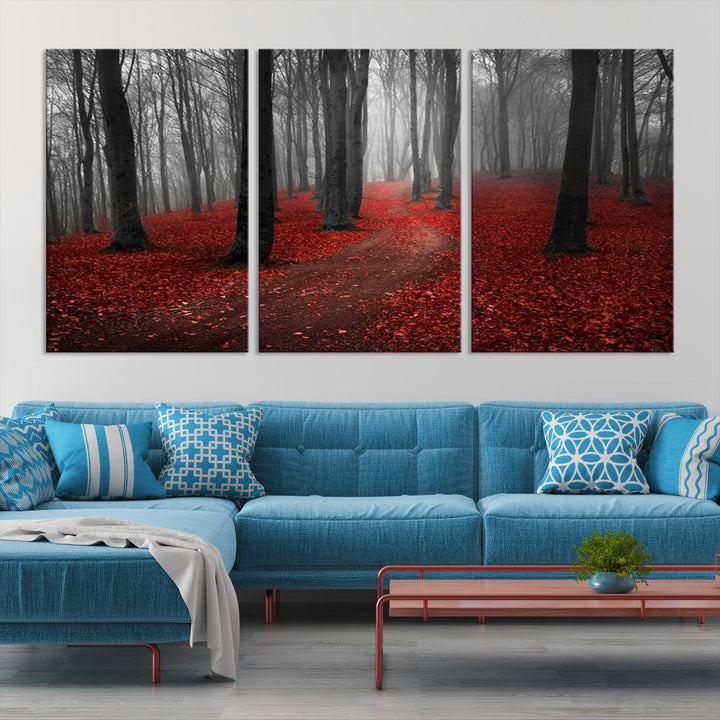 Wonderful Forest with Autumn Forest Artwork