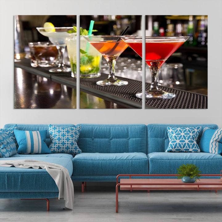 Cocktails Canvas Print