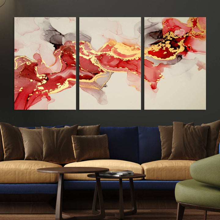 Abstract Work of Art Walls Contemporary Painting Abstract Canvas Wall Art