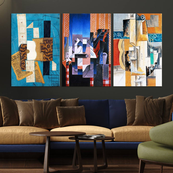 Relaxing Contemporary Abstract Art Canvas Wall Art Print Art