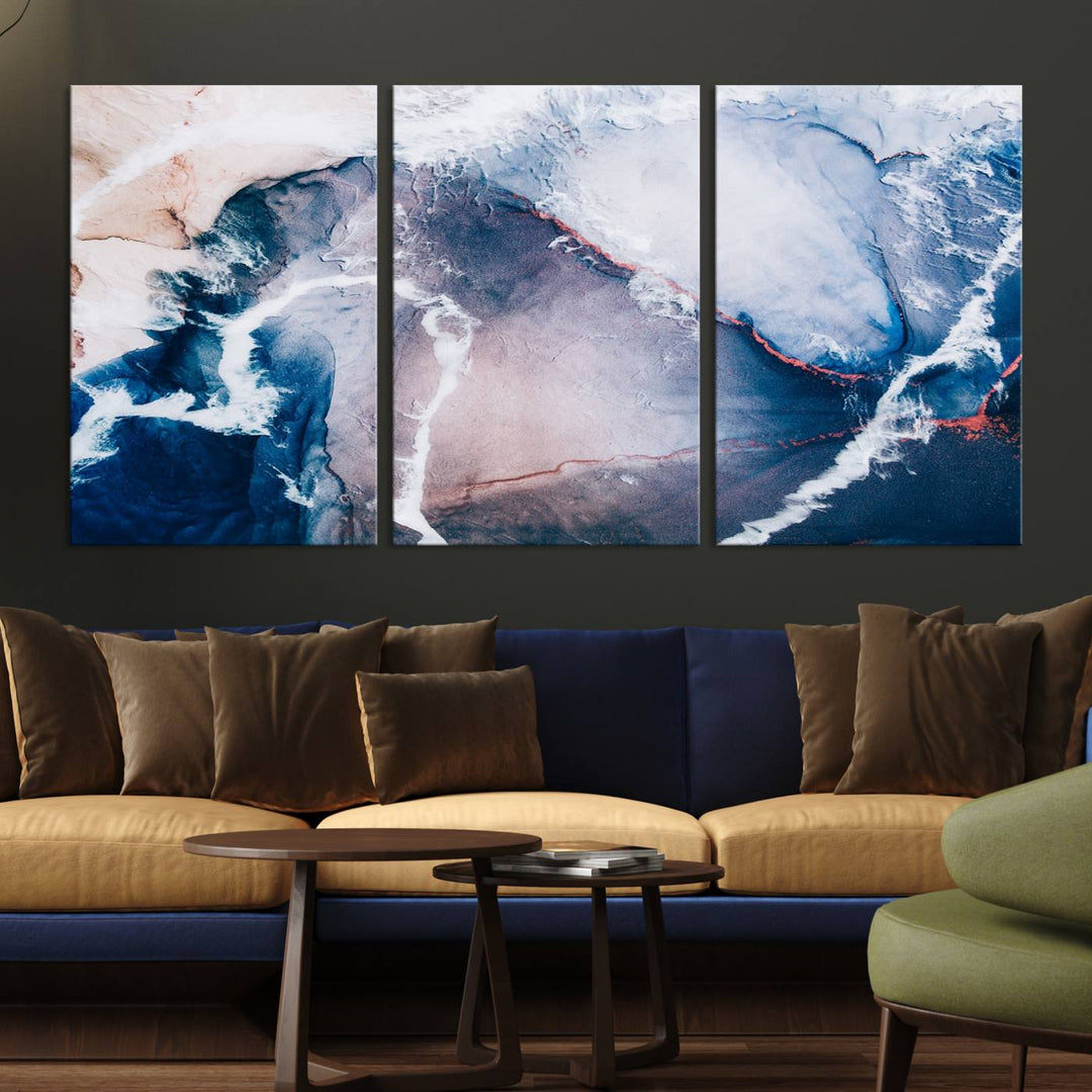 Large Modern Abstract Canvas Wall Art Print