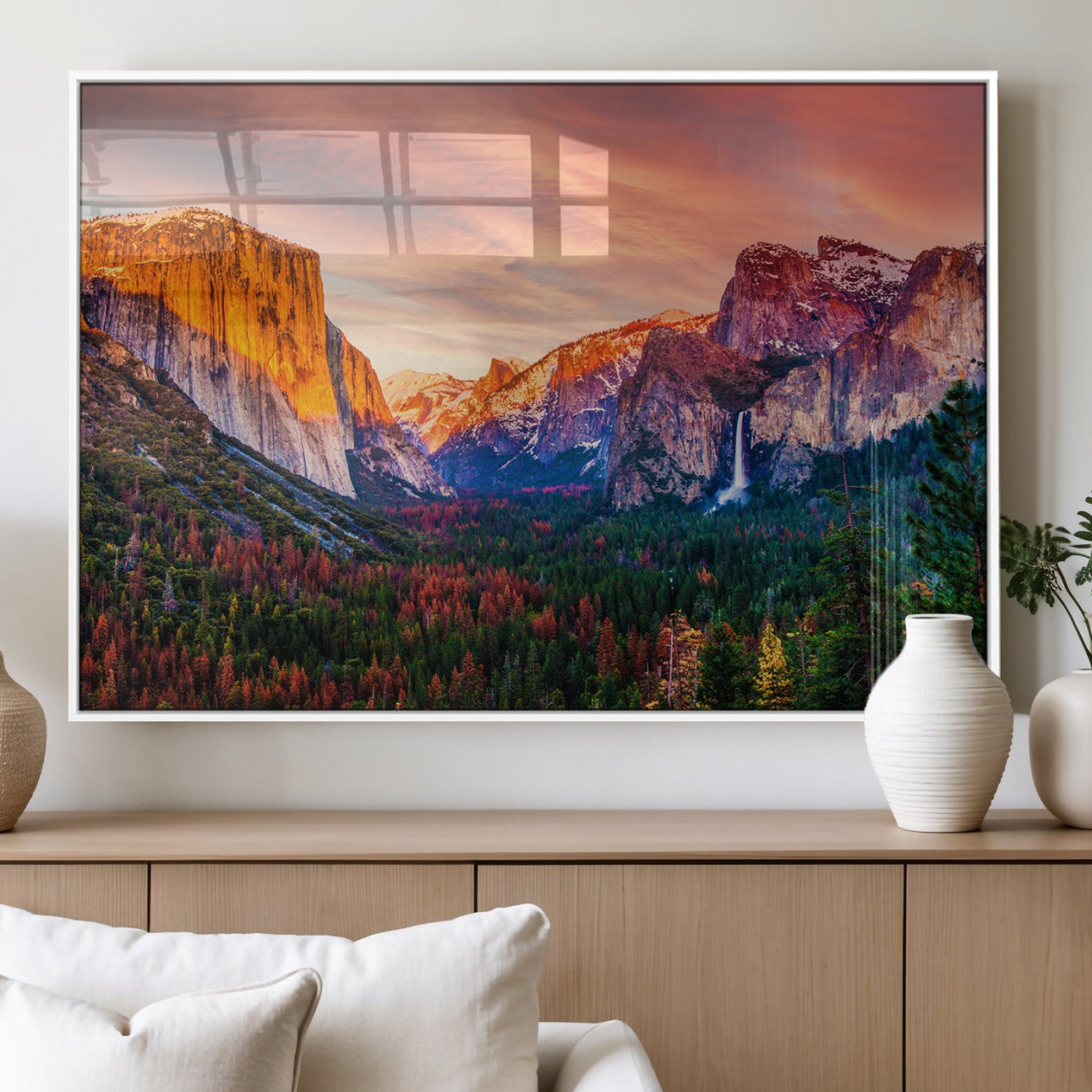 MGV-FP-60X30-3P - Yosemite Nal Park Wall Art Landscape Canvas Print El Capitan