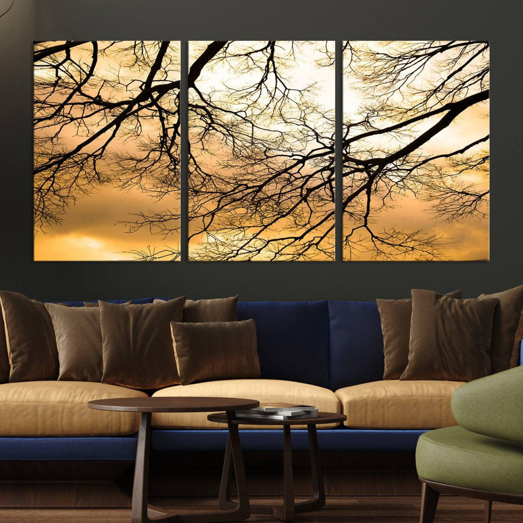 Tree Branch Wall Art Canvas Print