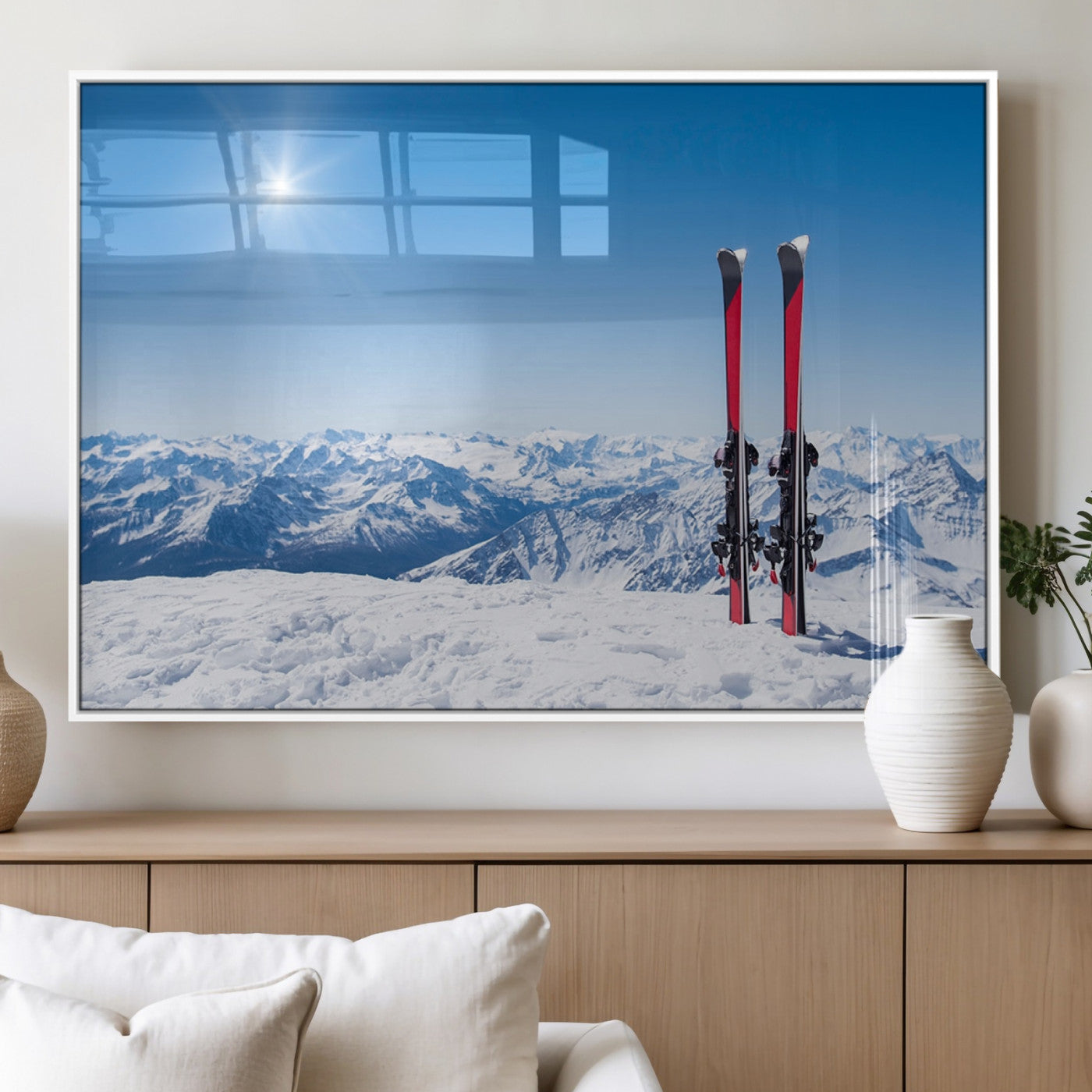 MGV-FP-36X24-3P - Ski Season Snow Wall Art Canvas Print