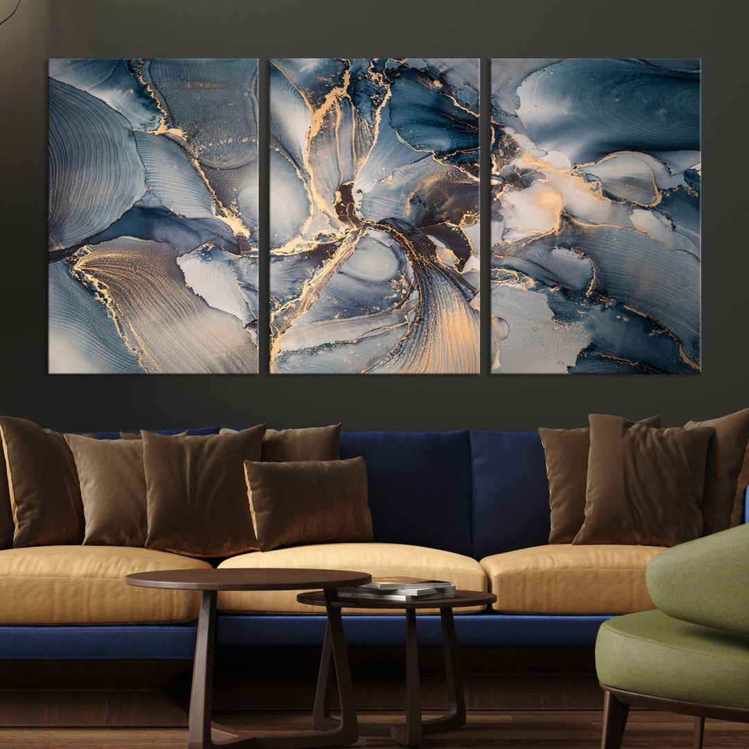 Abstract Wall Art Canvas Print for Modern Home Decor