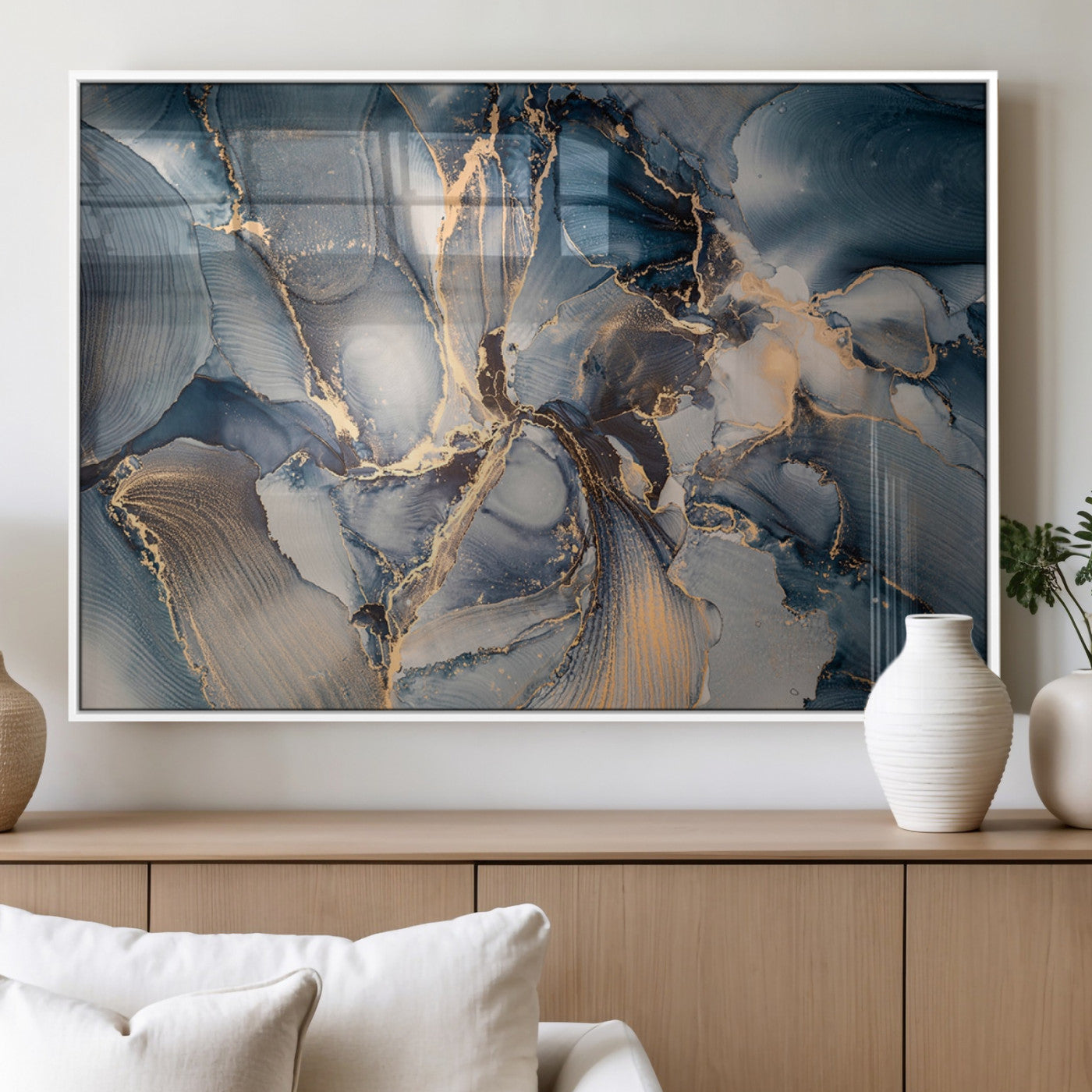 MGV-FP-36X24-3P - Abstract Wall Art Canvas Print for Modern Home Decor