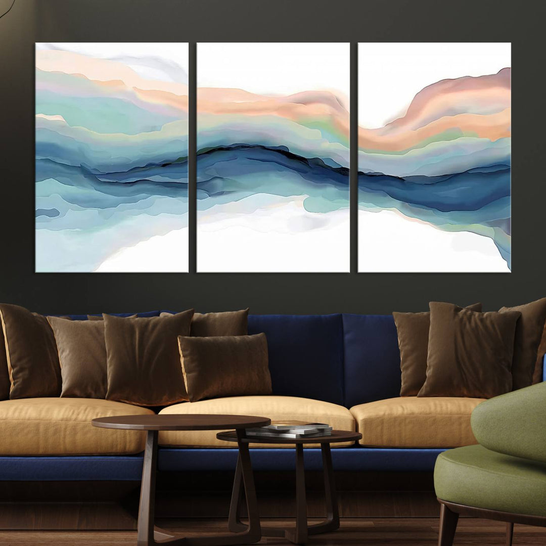 Canvas Print Wall Art Set Abstract Illustrs Art Wall