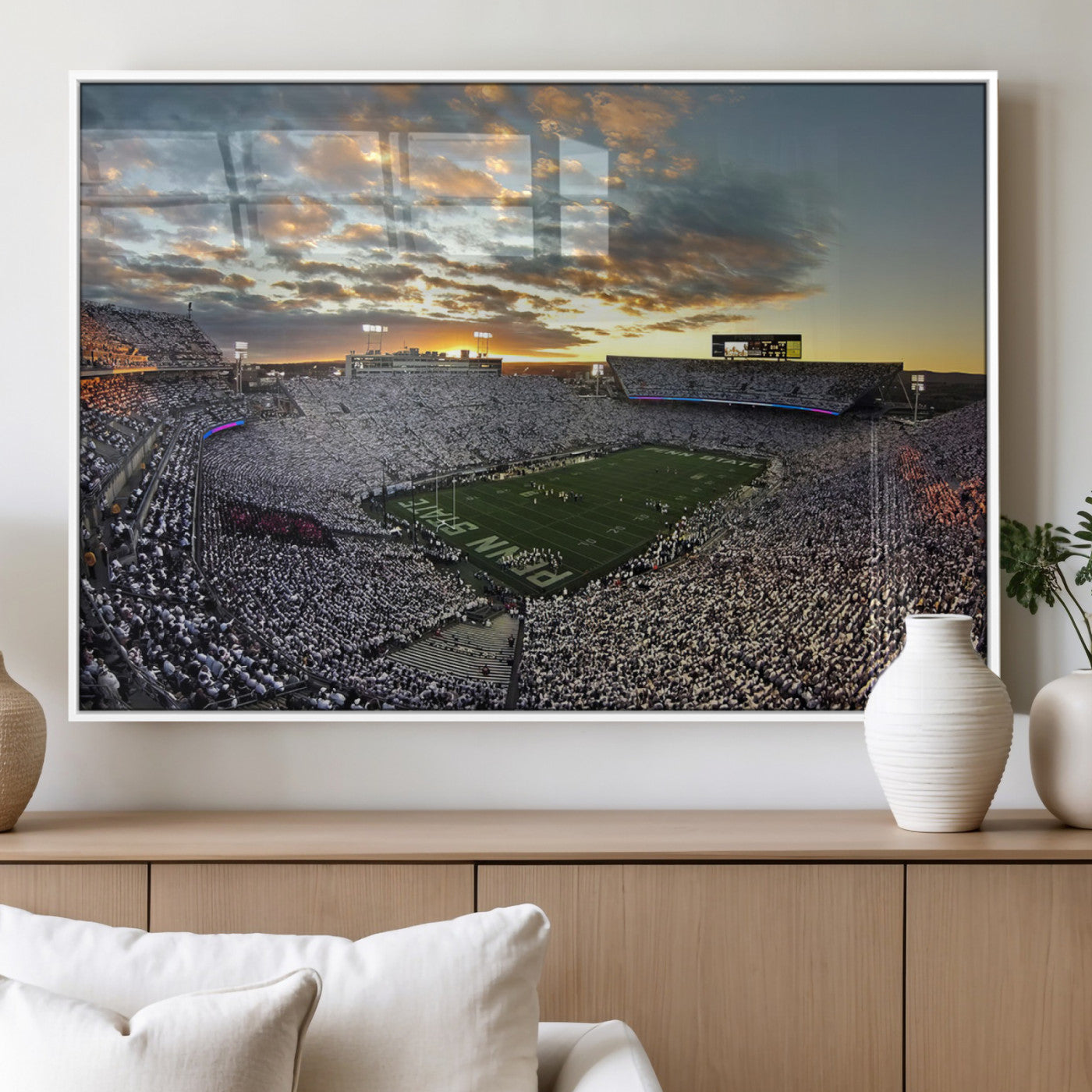MGV-FP-36X24-3P - Beaver Stadium Wall Art - Penn State Stadium Wall Art | Penn Nittany Lions Football Match for Sport