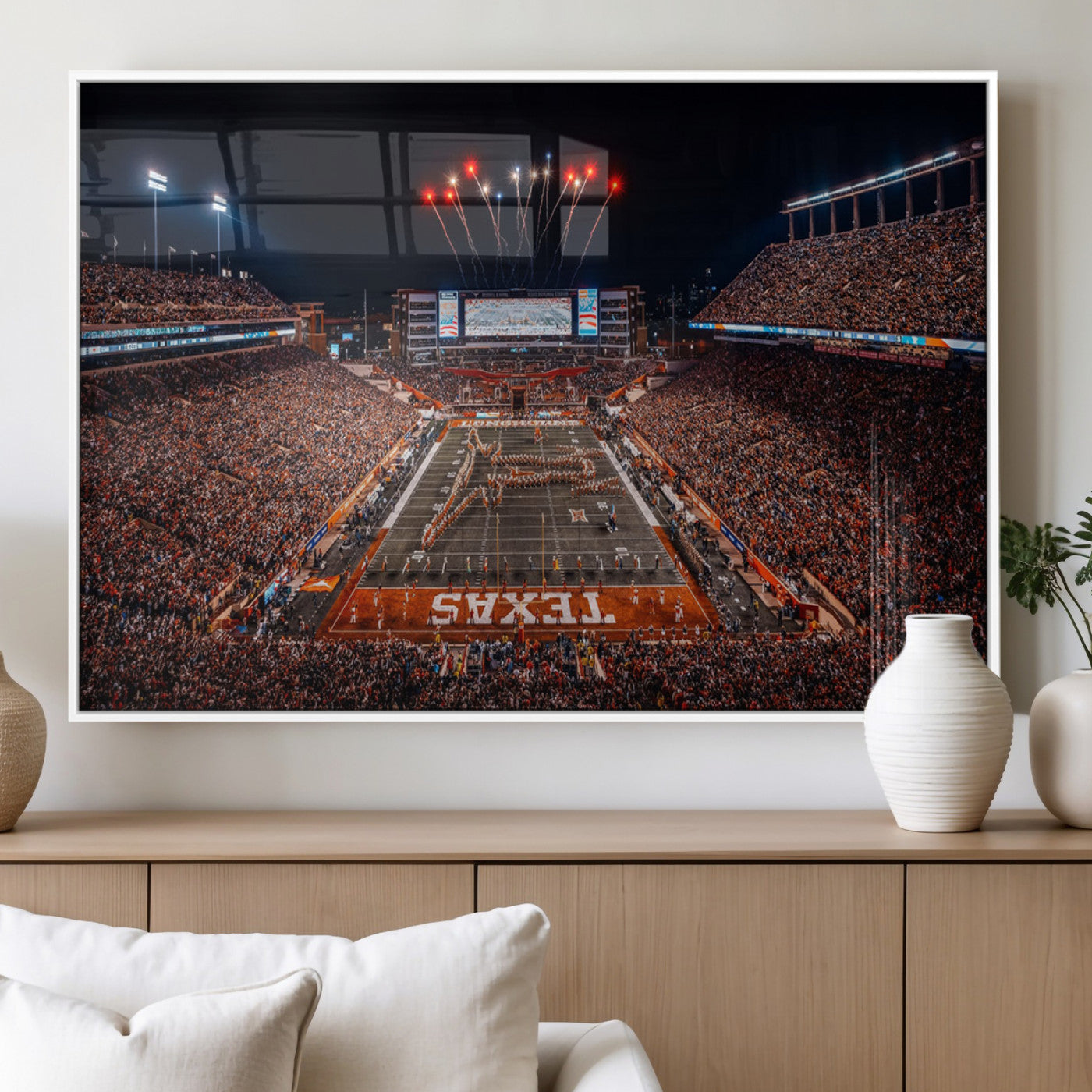 MGV-FP-60X30-3P - Texas Memorial Stadium Wall Art Canvas Print