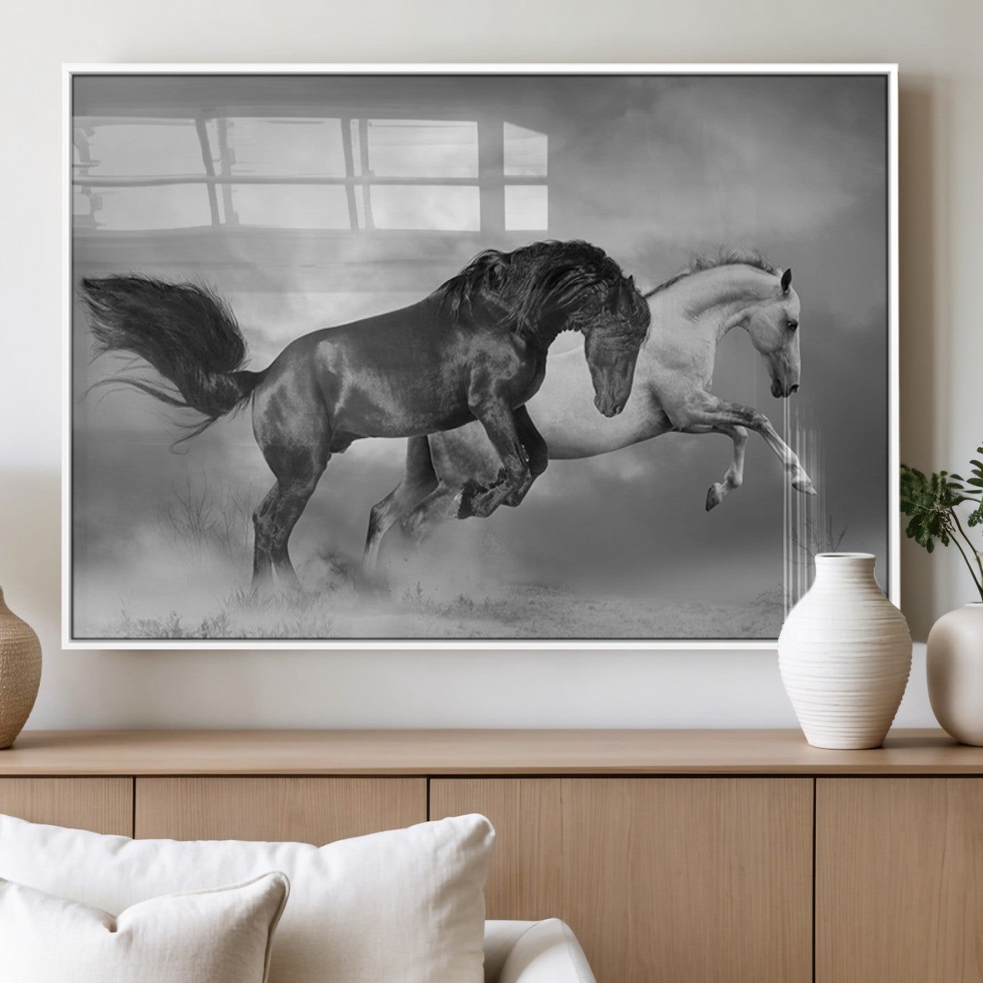 MGV-FP-36X24-3P - Wild Horses Wall Art Canvas Print