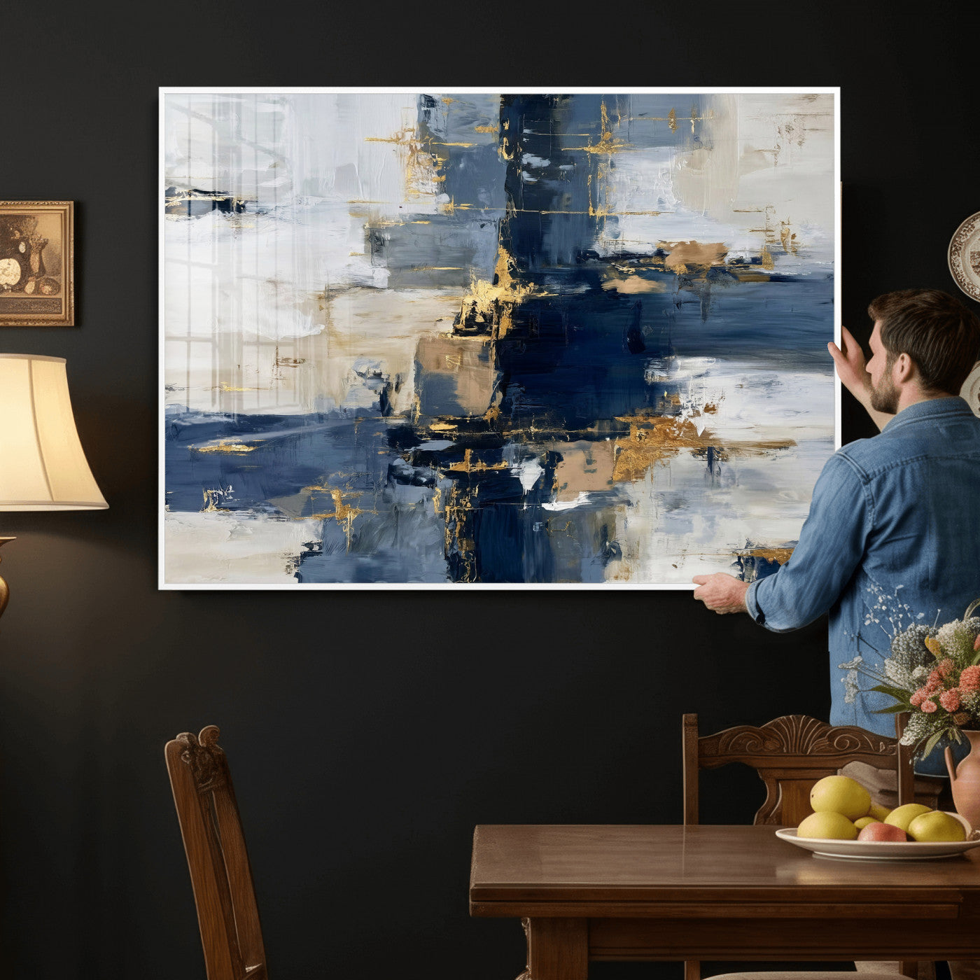 57128767-MGV-CV-36X24 - Abstract Wall Art Canvas Print