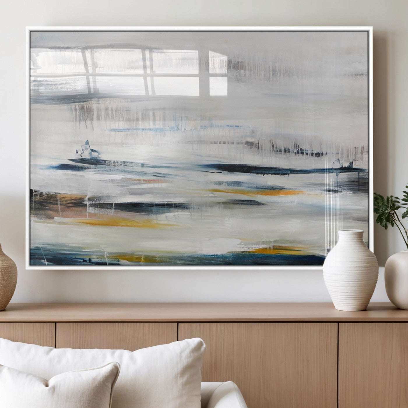 MGV-FP-60X30-3P - Soft Color Abstract Canvas Print