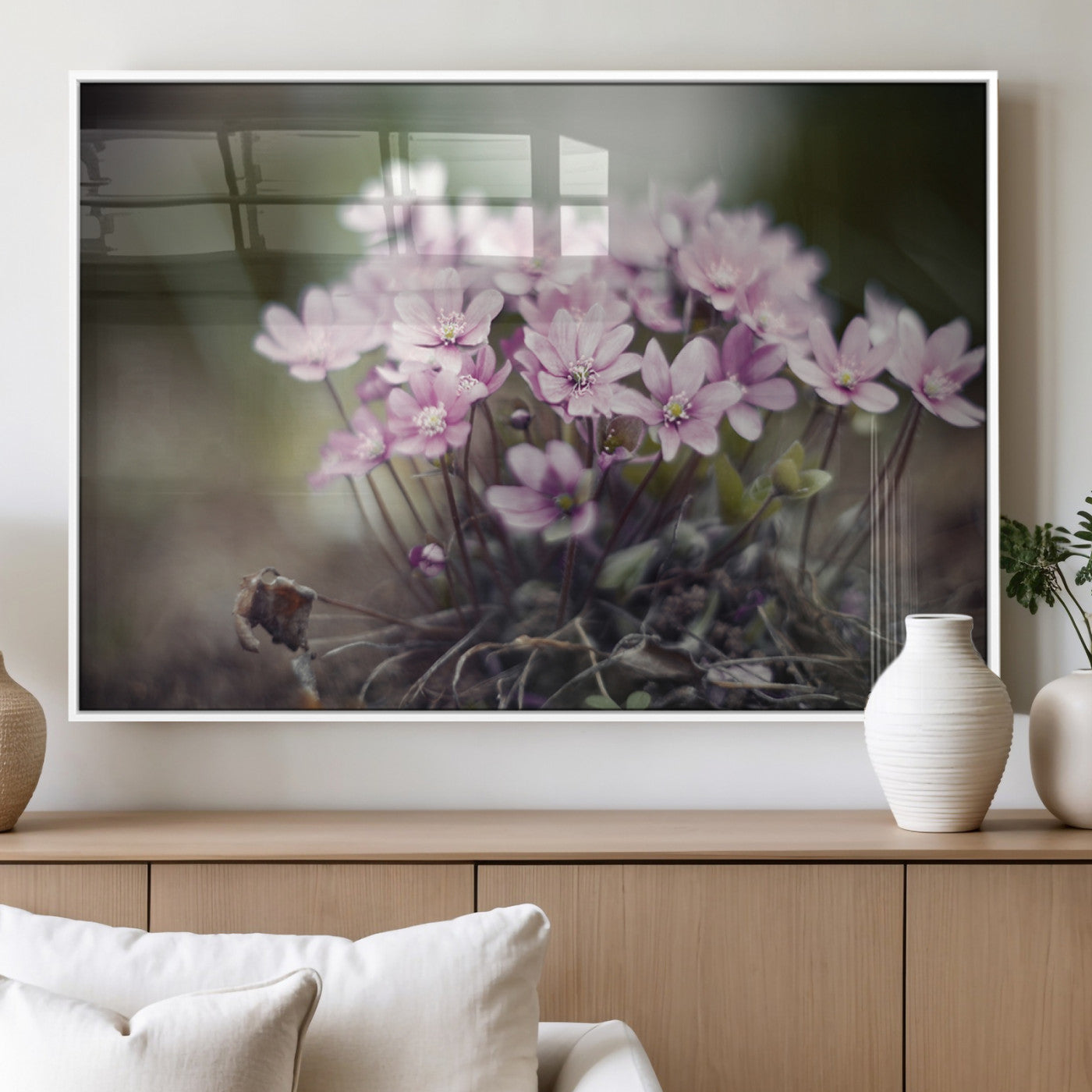 MGV-FP-60X30-3P - Pink Wild Flower Canvas Print