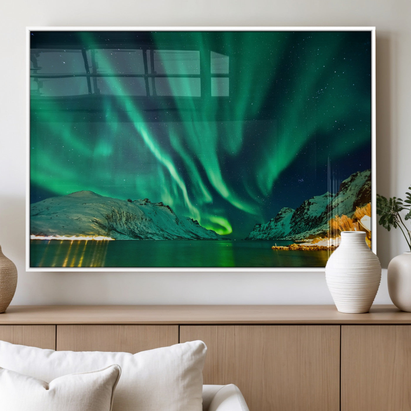 MGV-FP-60X30-3P - Northern Lights Wall Art Canvas Print