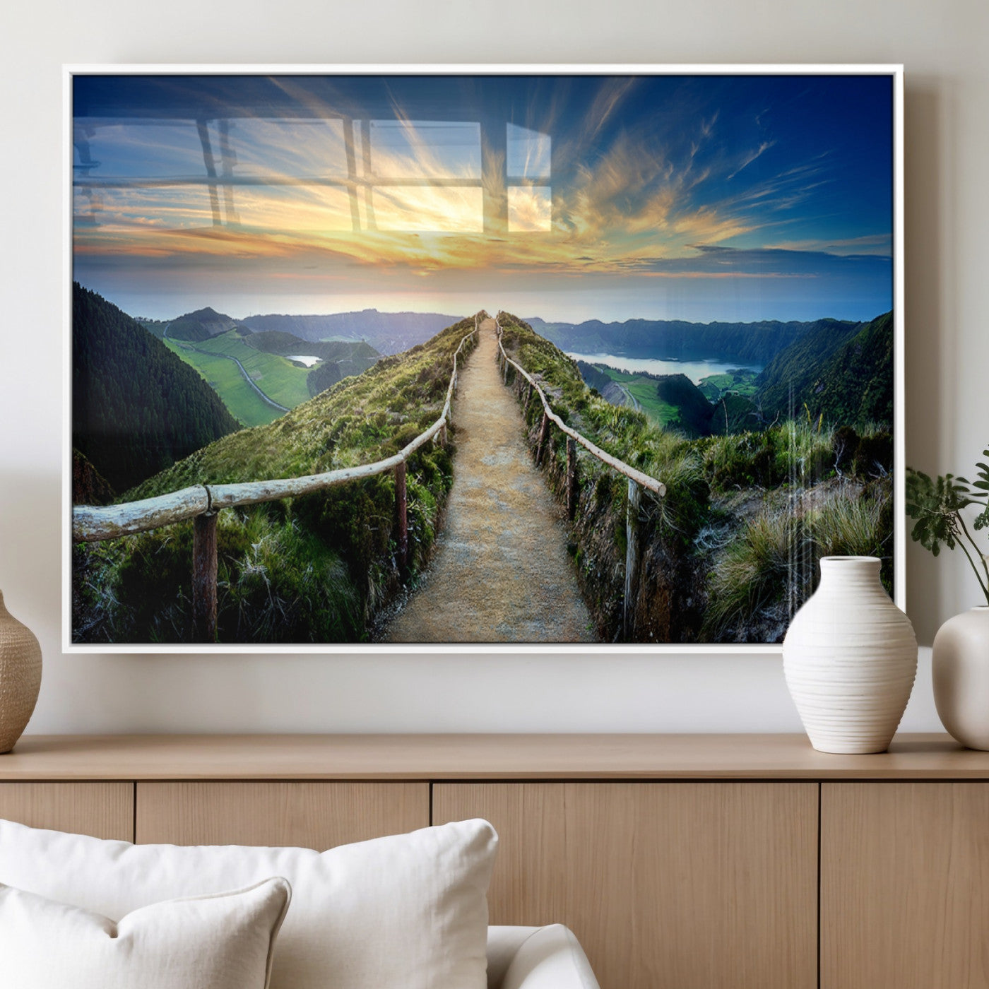 MGV-FP-60X30-3P - Mountain Landscape Wall Art Canvas Print