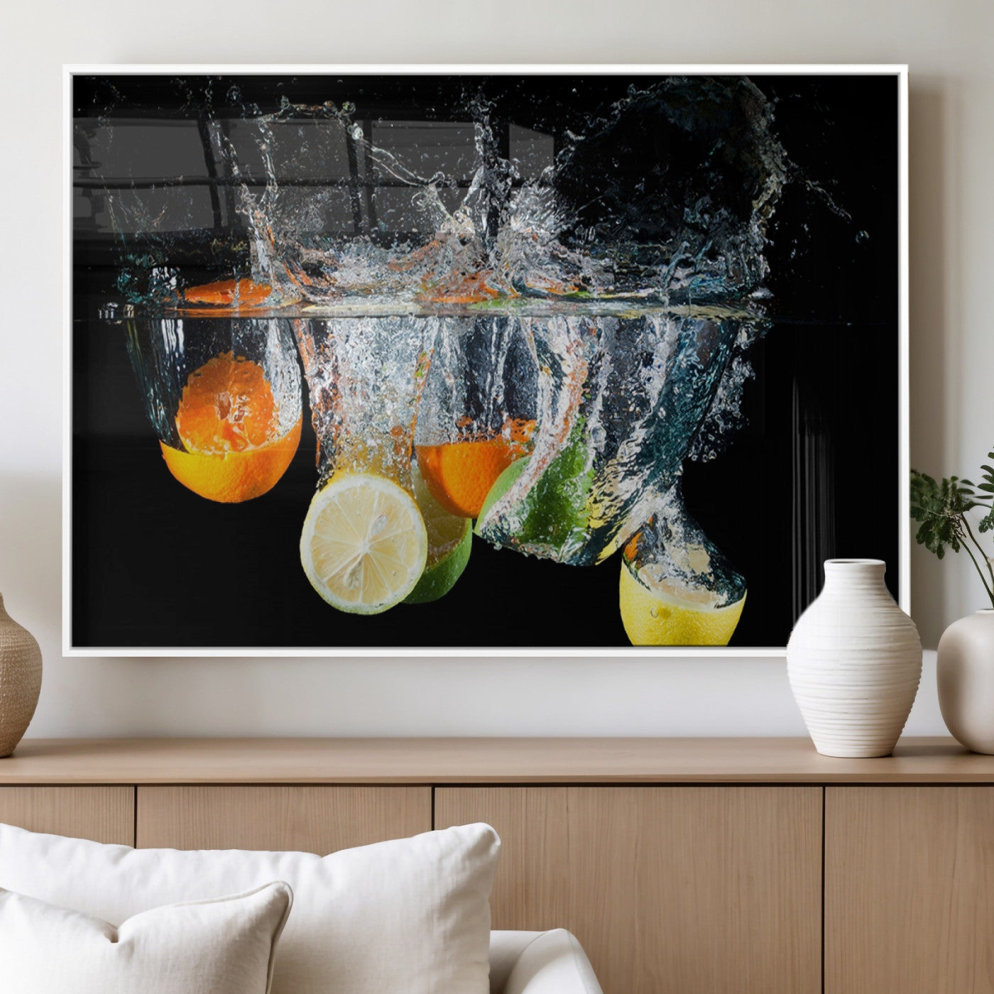 MGV-FP-60X30-3P - Kitchen Wall Art, Kitchen Fruits Art Canvas Print