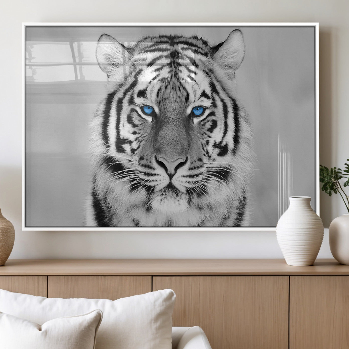 MGV-FP-60X30-3P - Tiger Canvas Artwork Wall Art Print