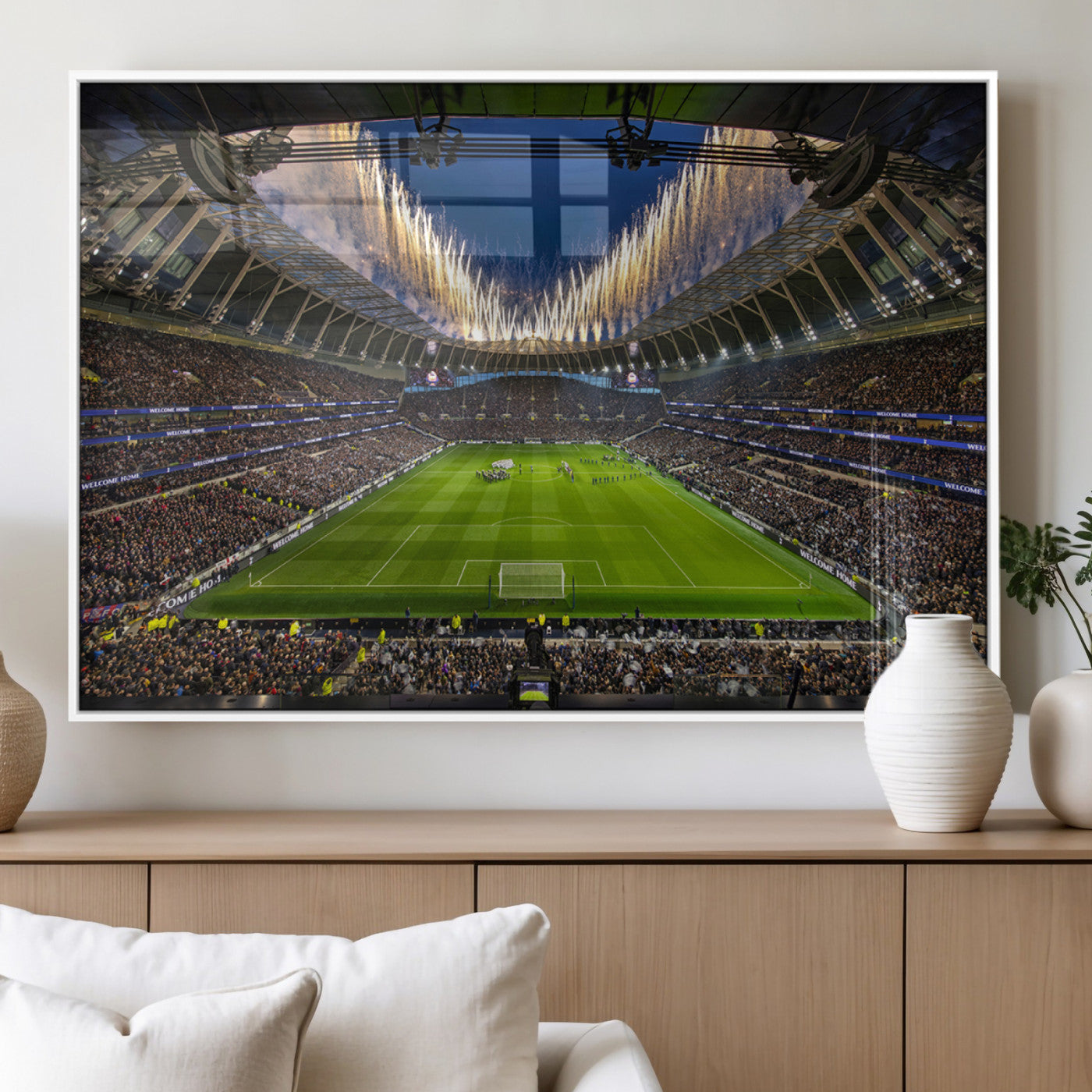 MGV-FP-60X30-3P - Tottenham Hotspur Football Team Print - London Tottenham Hotspur Stadium Wall Art Canvas Print