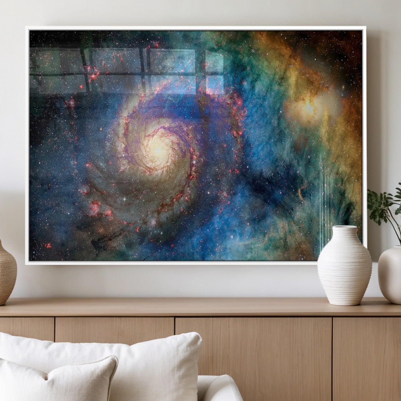 MGV-FP-36X24-3P - Spiral Galaxy Wall Art Canvas Print