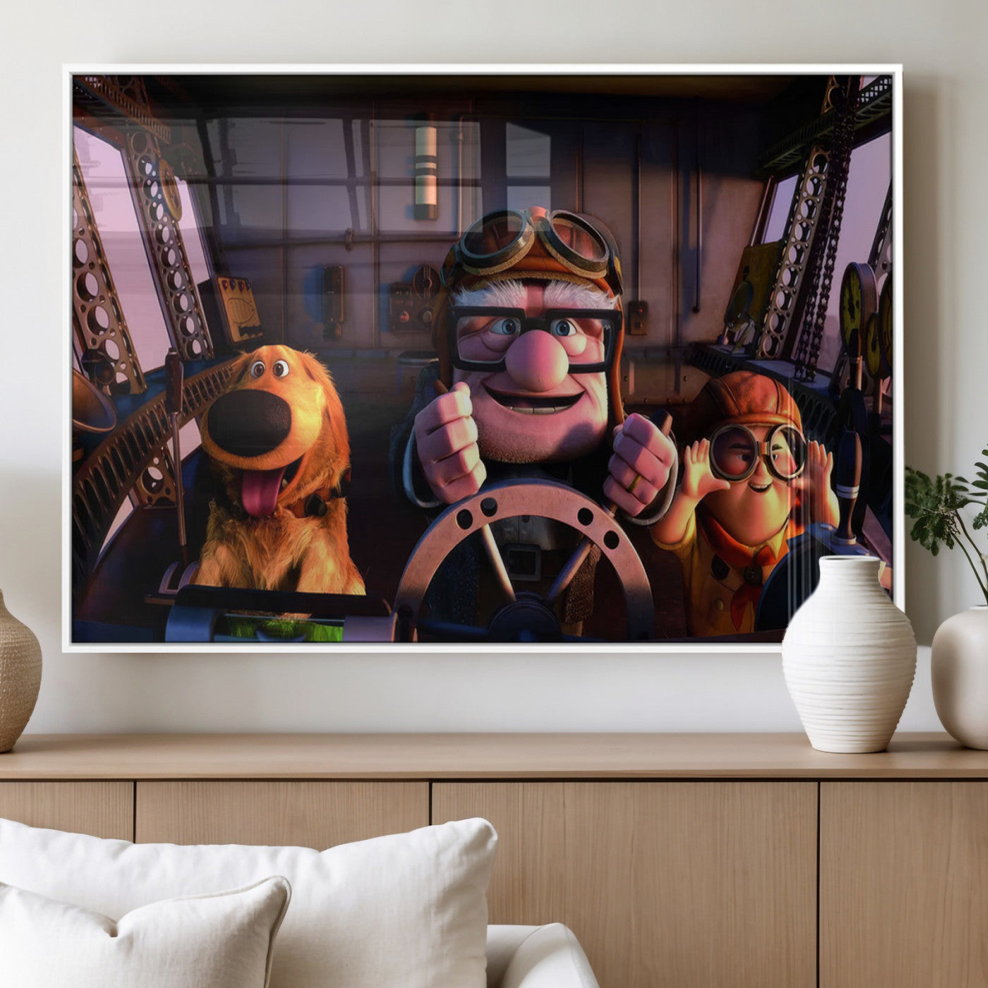 MGV-FP-36X24-3P - Carl Russel And Dog, Movie Up Poster, Movie Up Wall Art, Movie Up Poster Print, Carl