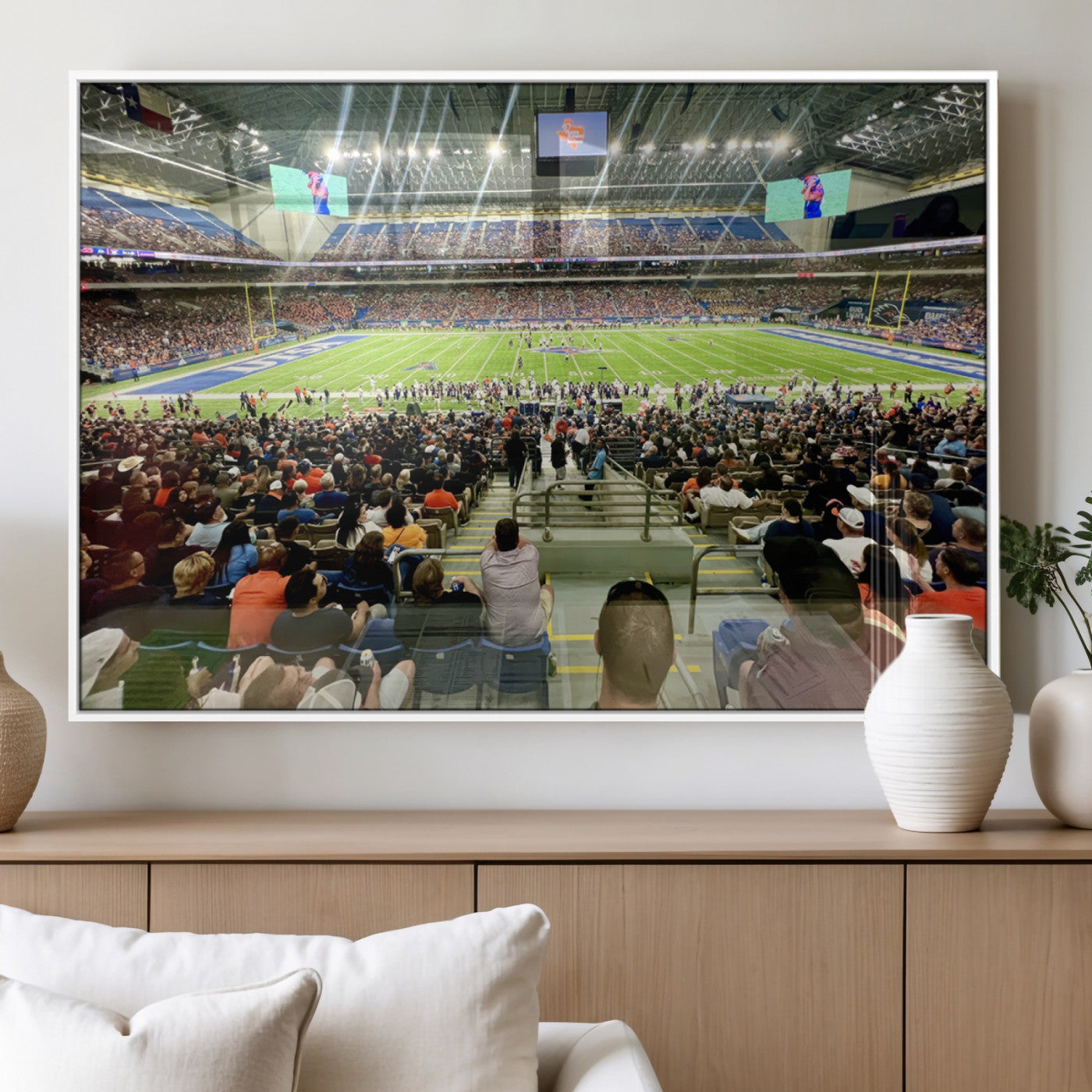 MGV-FP-60X30-3P - The University of Texas at San Antonio Roadrunners Football Team Print - San Antonio Alamodome Wall