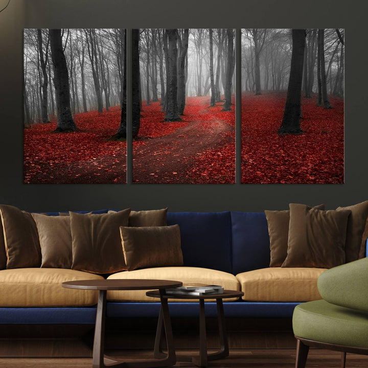 Wonderful Forest with Autumn Forest Artwork