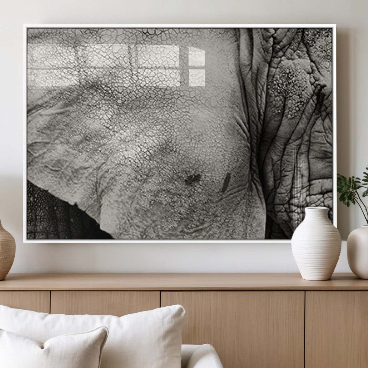 MGV-FP-60X30-3P - Elephant Wall Art Canvas Print