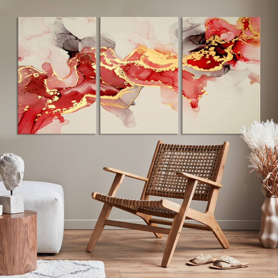 Abstract Work of Art Walls Contemporary Painting Abstract Canvas Wall Art