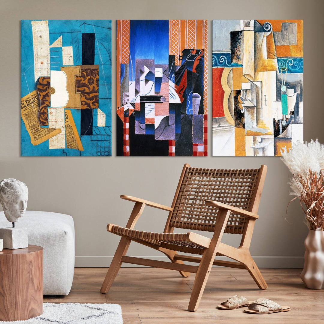 Relaxing Contemporary Abstract Art Canvas Wall Art Print Art