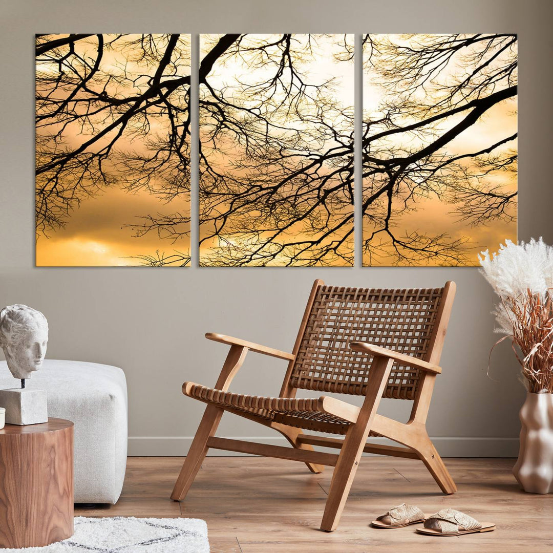 Tree Branch Wall Art Canvas Print