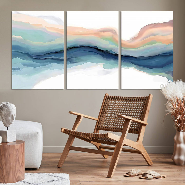 Canvas Print Wall Art Set Abstract Illustrs Art Wall