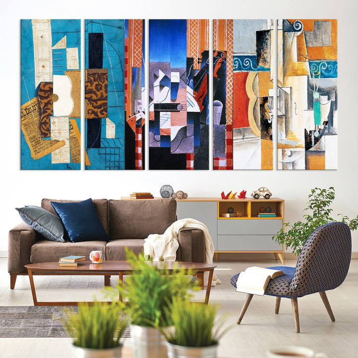 Relaxing Contemporary Abstract Art Canvas Wall Art Print Art