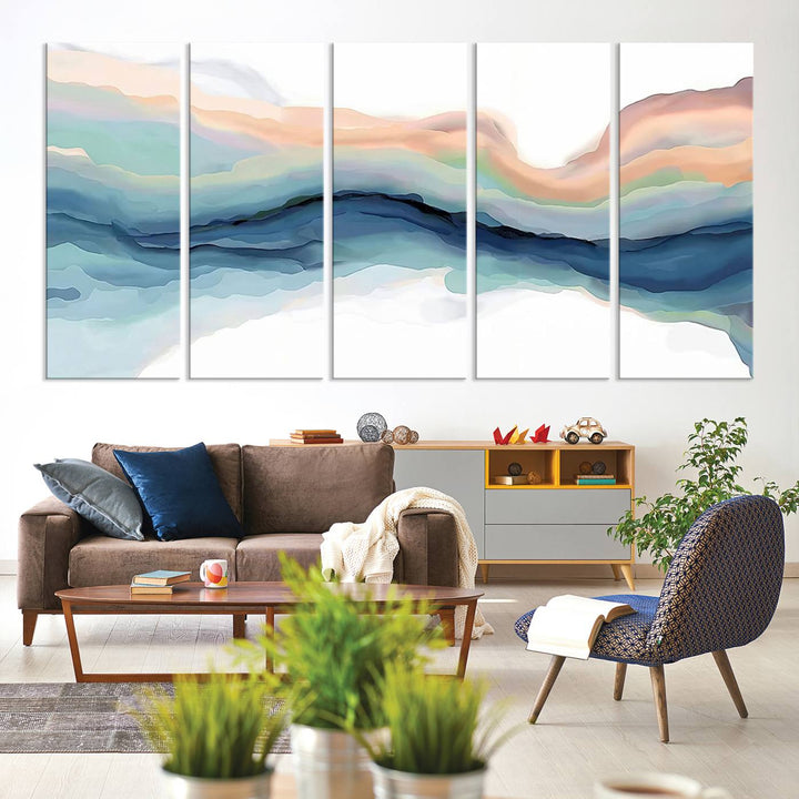 Canvas Print Wall Art Set Abstract Illustrs Art Wall