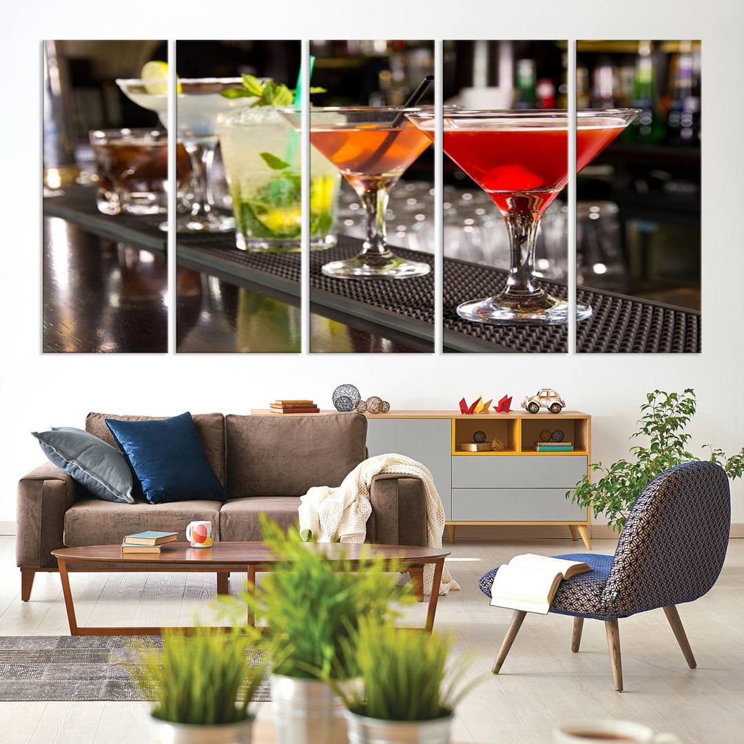 Cocktails Canvas Print