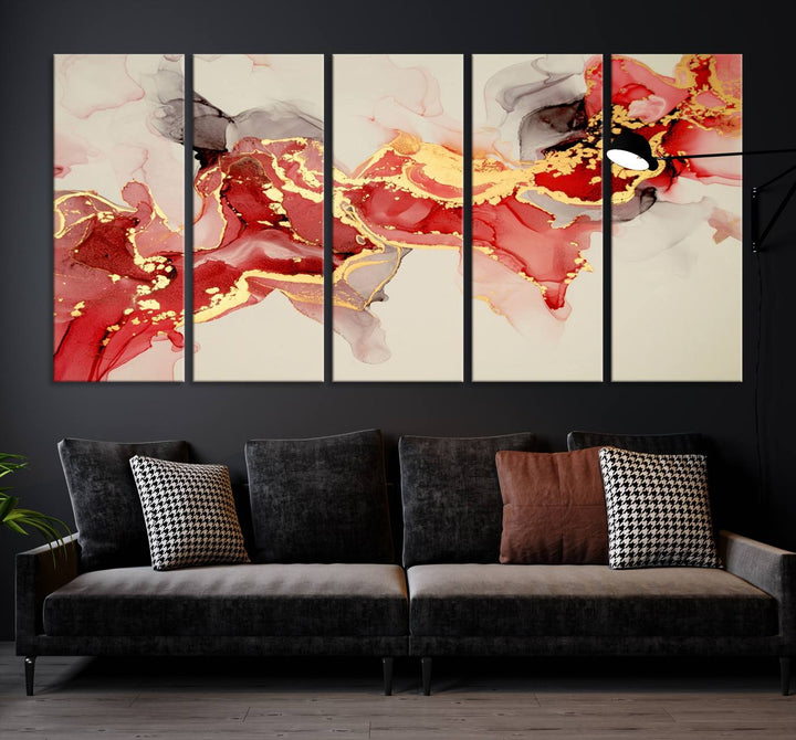 Abstract Work of Art Walls Contemporary Painting Abstract Canvas Wall Art