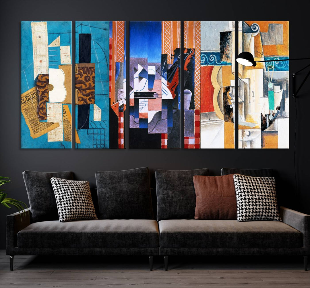 Relaxing Contemporary Abstract Art Canvas Wall Art Print Art