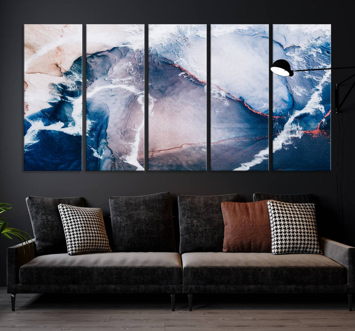 Large Modern Abstract Canvas Wall Art Print