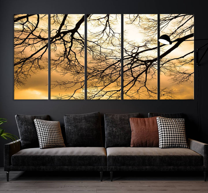 Tree Branch Wall Art Canvas Print