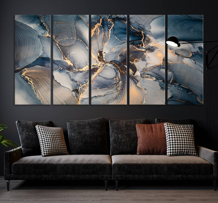 Abstract Wall Art Canvas Print for Modern Home Decor