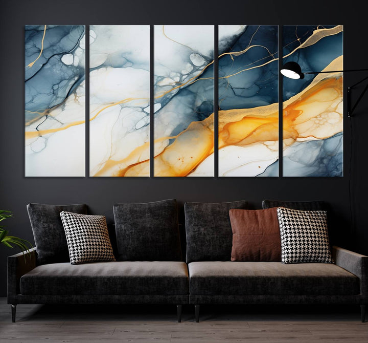 Fluid Wall Art Abstract Canvas Print