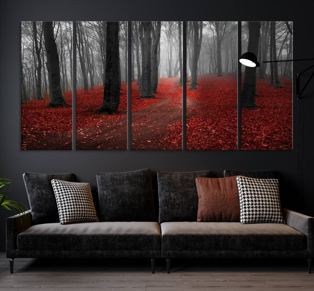 Wonderful Forest with Autumn Forest Artwork