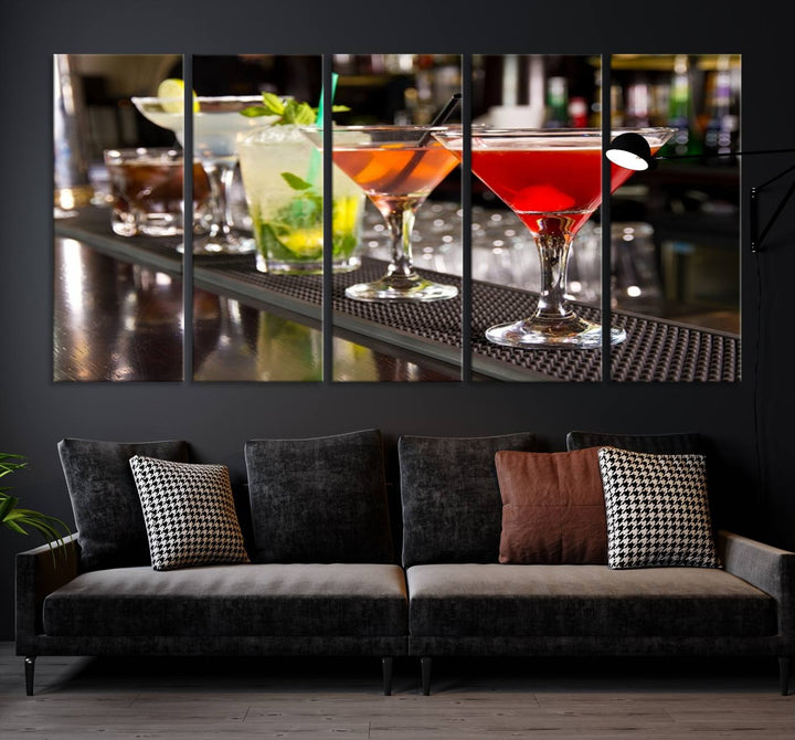 Cocktails Canvas Print