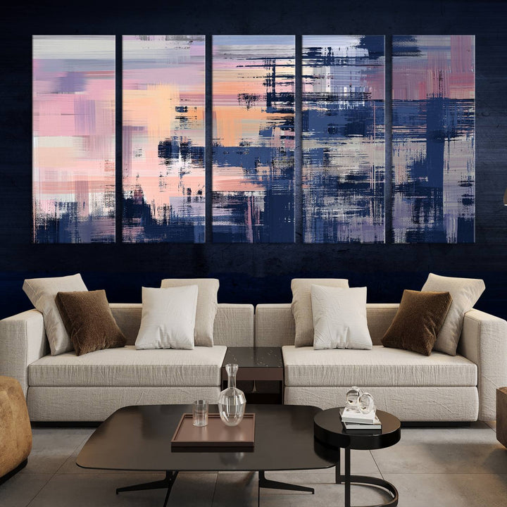 Abstract Painting Wall Art Canvas Print Split Canvas Art