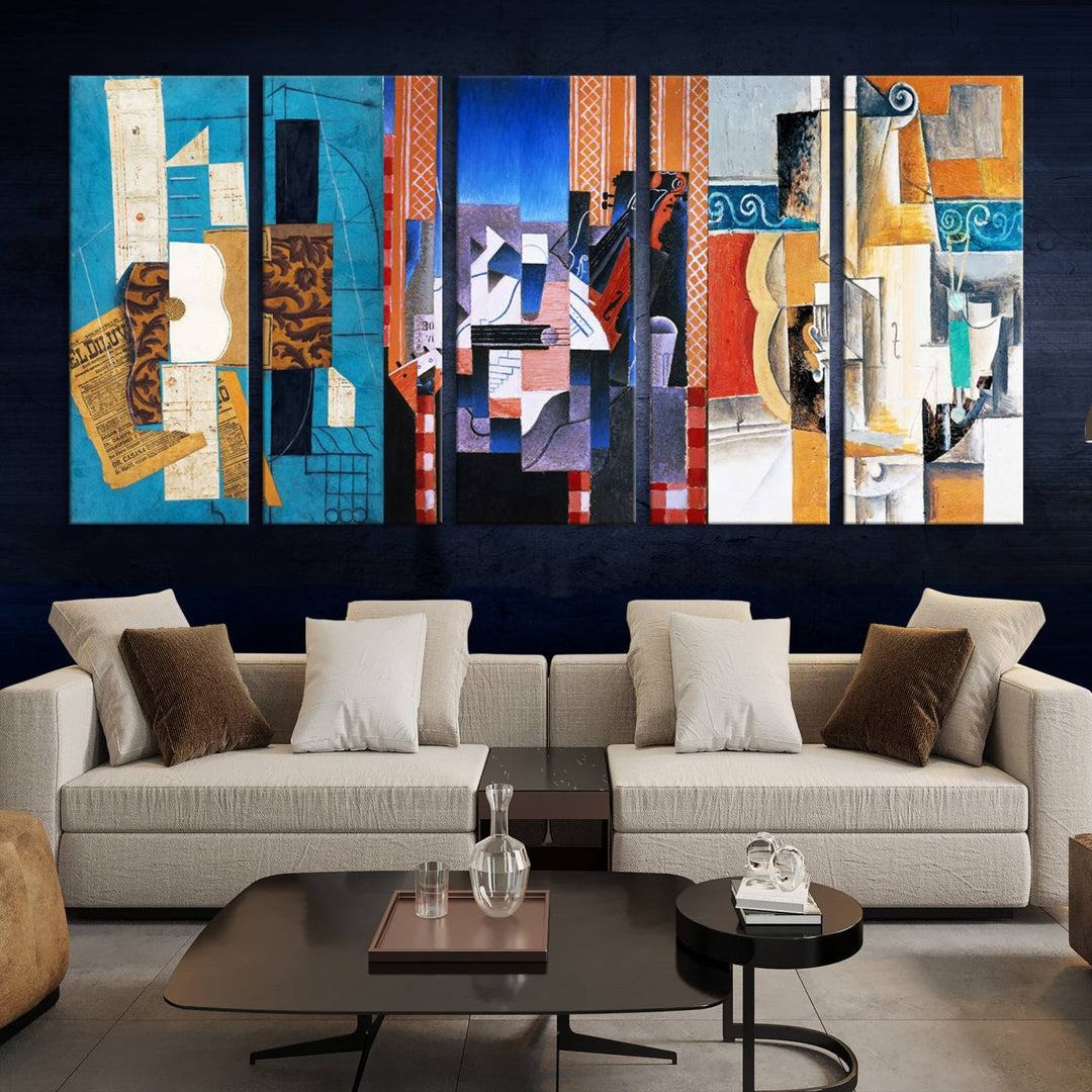 Relaxing Contemporary Abstract Art Canvas Wall Art Print Art